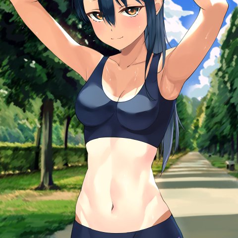 Nagatoro in Gym Uniform