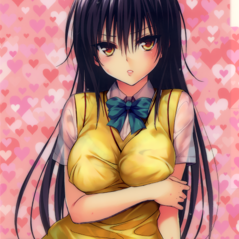 Yui staring deeply into camera